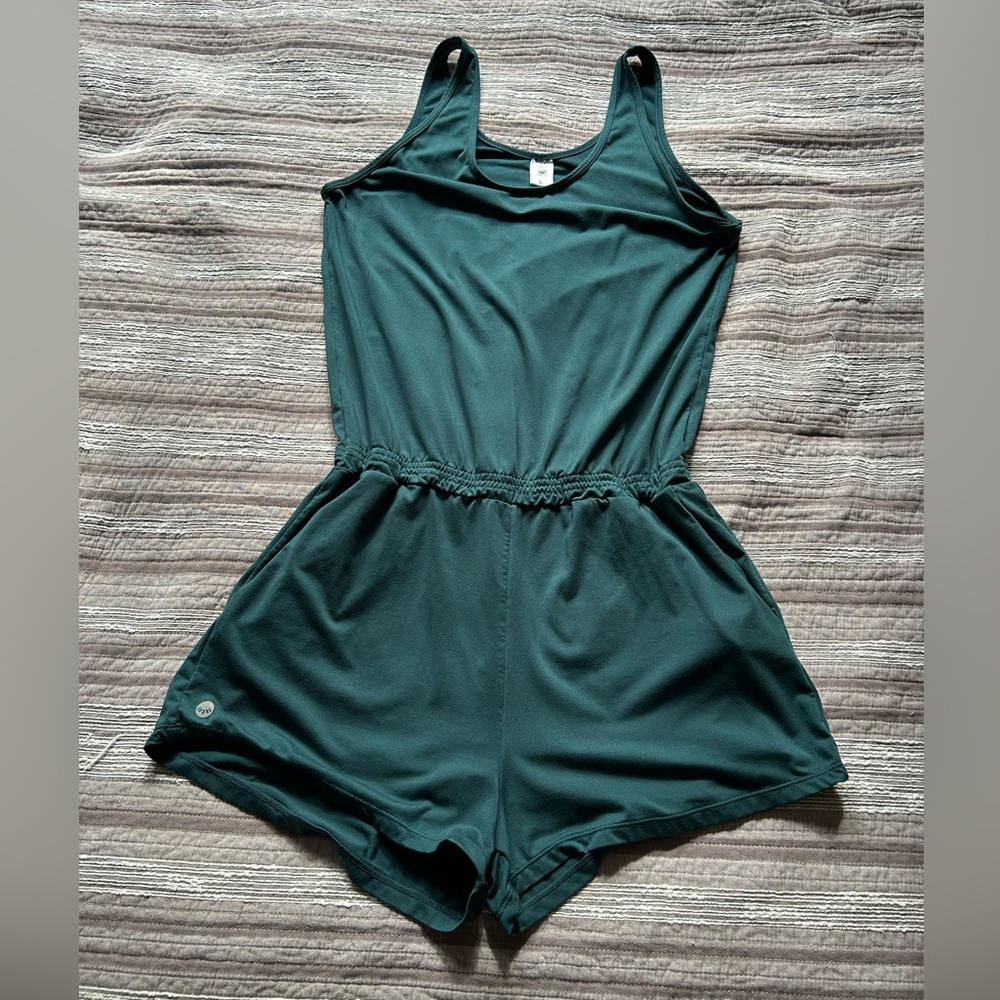 Senita Athletic women’s large romper teal